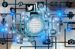 Social media campaign strategy session at DealFlow Media